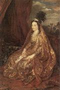 Portrat der Elisabeth oder Theresia Shirley in orientalischer Kleidung Anthony Van Dyck
